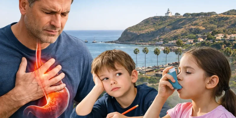 Acid Reflux, ADHD, and Asthma in Point Loma